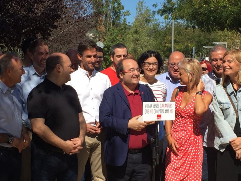 PSC: «Cataluña somos todos, convendría que la Generalidad reconociera que el 1-O» es imposible