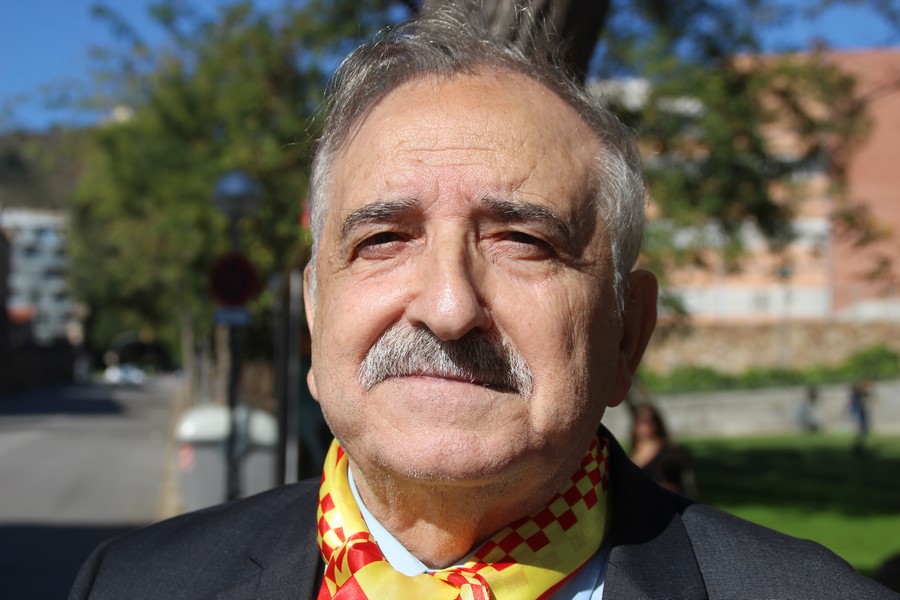 BARCELONA (ESPAÑA), 22.10.2017. José Martín. Concentración de apoyo a las fuerzas de seguridad del Estado Policía Nacional, Guardia Civil y Ejército. Lasvocesdelpueblo