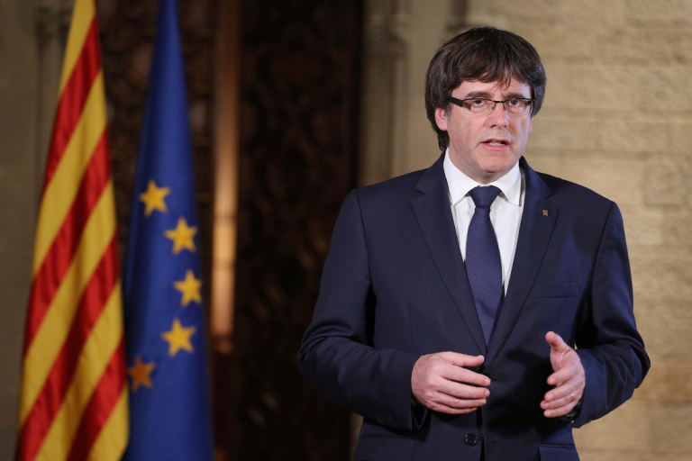 Puigdemont habla español para pedir el respaldo de Podemos y proetarras Bildu ante el 155