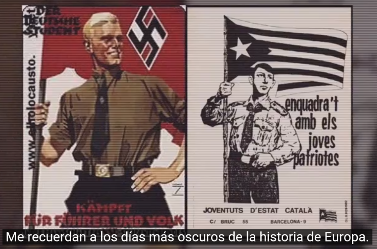 La juventud catalana de VOX explica a los extranjeros «qué está pasando en Cataluña»