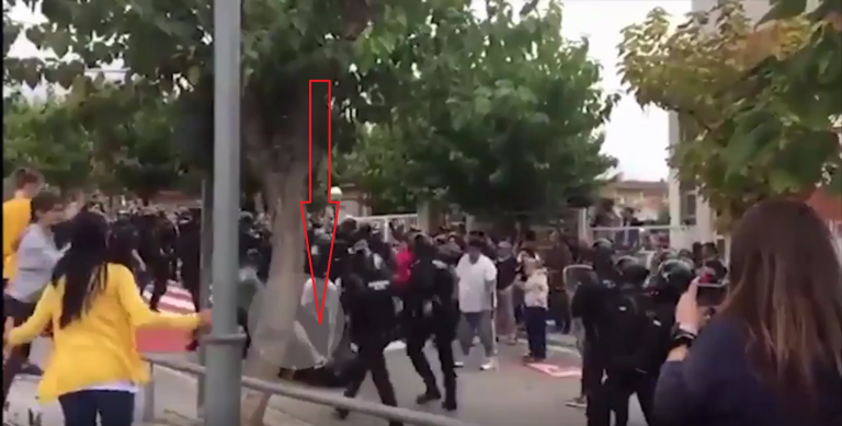 Detenido los agresores separatas que atacaron a patadas la cabeza de un Guardia Civil el 1-O