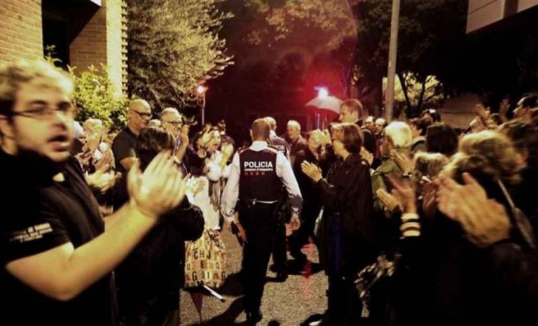Policía separatista a los suyos: «estamos por la seguridad de todos para que» el 1-O «salga bien»