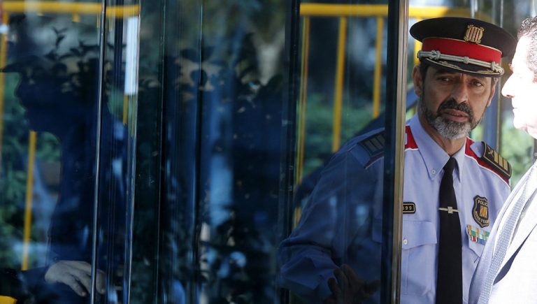 Trapero, en libertad tras declarar por sedición en la Audiencia Nacional