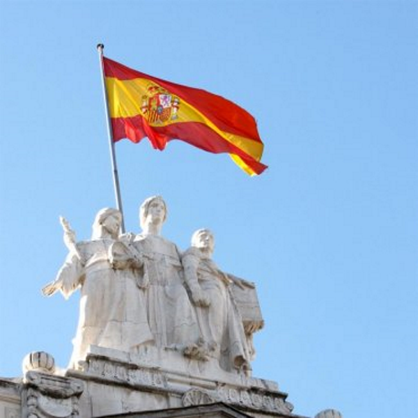 MADRID (ESPAÑA), 26.10.2017. Detalle escultórico de la fachada principal del Tribunal Supremo, obra del escultor Giovanni Domenico Olivieri. Efe
