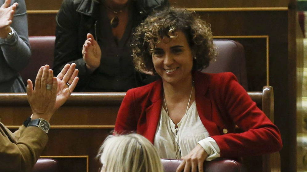 La ministra de Sanidad del Gobierno del Reino de España, Dolors Montserrat, durante un sesión de control al Gobierno en el Congreso de los diputados. Archivo Efe.