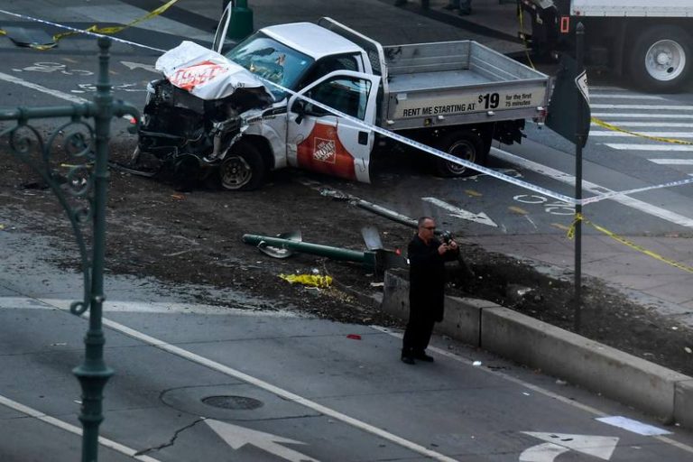 Un atropello terrorista islamista en una avenida de Nueva York (EEUU) mata a 8 personas