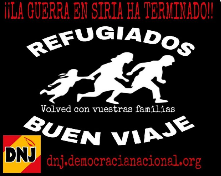 DNJ exige la «expulsión de refugiados» de España por «invasores militares contra la cristiandad»