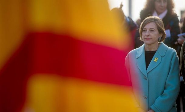 BARCELONA (ESPAÑA), 25.12.2017. La presidenta de la Diputación Permanente del Parlament, Carme Forcadell. Efe