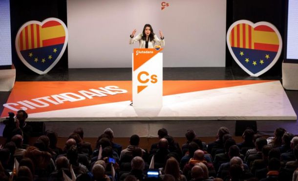 Barcelona, 11.12.2017. La candidata a la presidencia de la Generalitat por Ciudadanos, Inés Arrimadas, el pasado viernes. efe