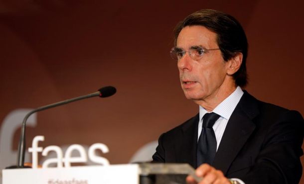 El expresidente del Gobierno y presidente de la Fundación para el Análisis y los Estudios Sociales (FAES), José María Aznar. Archivo Efe.