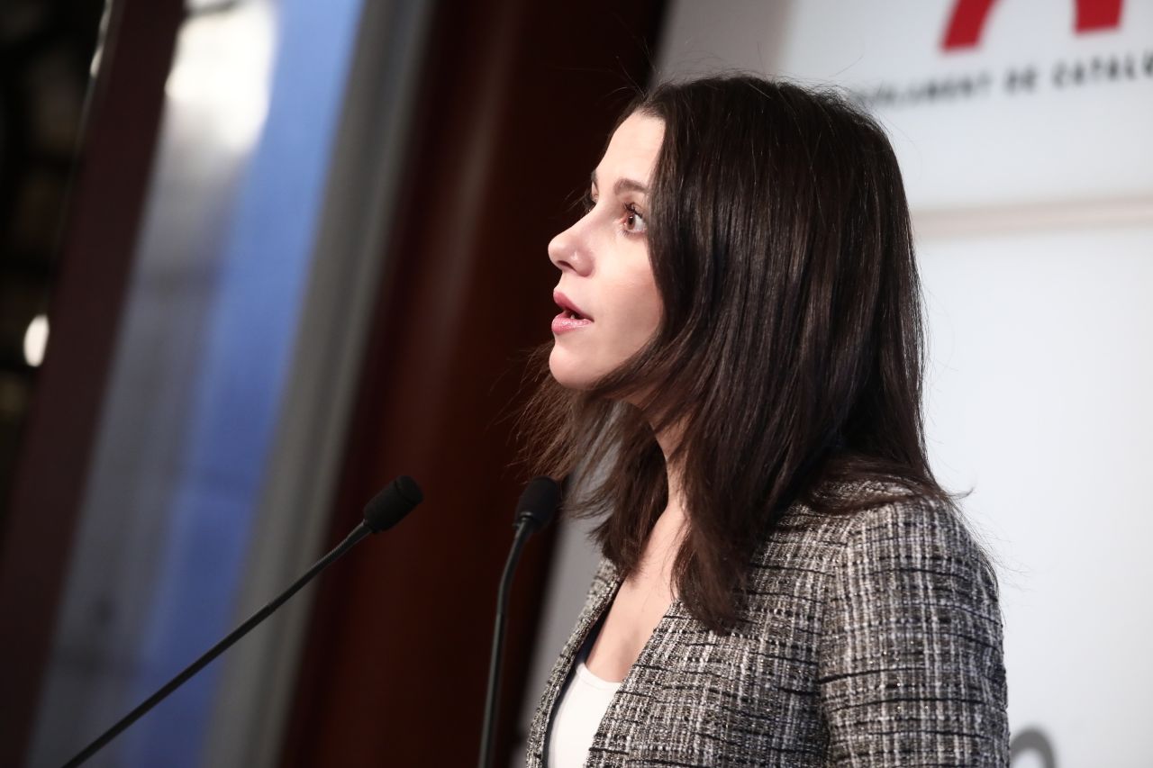 BARCELONA (ESPAÑA), 10.1.2018. la candidata de Ciudadanos (Cs) a la presidencia de la Generalidad de Cataluña y portavoz nacional del partido, Inés Arrimadas. Lasvocesdelpueblo