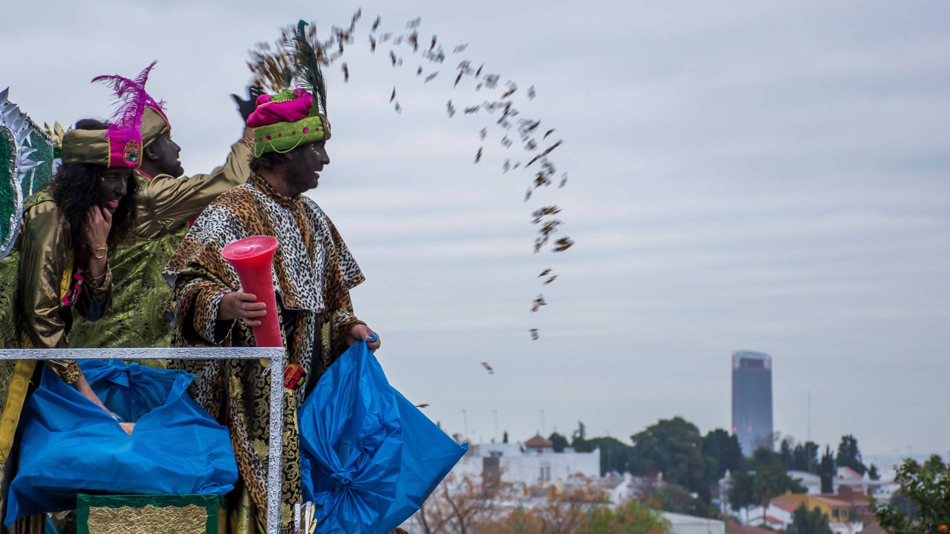 Los Reyes Magos llegan a España con lluvia, viento, nieve y frío. Imagen vídeo rtve. Lasvocesdelpueblo