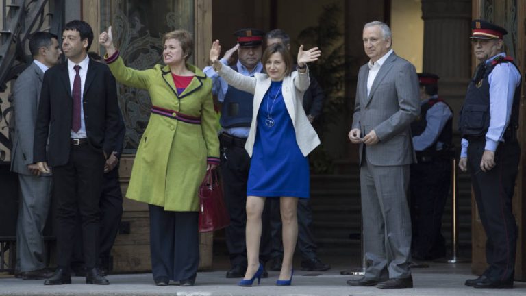 Las fascistas Forcadell y Simó piden ser juzgadas en un Tribunal catalán