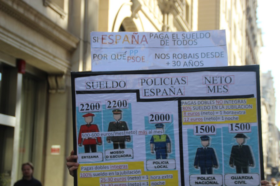 BARCELONA (ESPAÑA), 201.2018. Más de 160 mil personas claman 'justicia salarial' bajo 'equiparación ya' en Barcelona. Lasvocesdelpueblo (111)