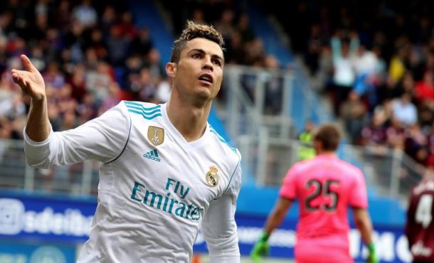 EIBAR (ESPAÑA), 10.03.2018. El delantero portugués del Real Madrid, Cristiano Ronaldo. Efe