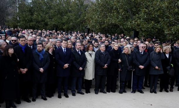 MADRID (ESPAÑA), 11.03.2017. El ministro de Interior, Juan Ignacio Zoido (6d), 11M, 11-M Madrid. Efe