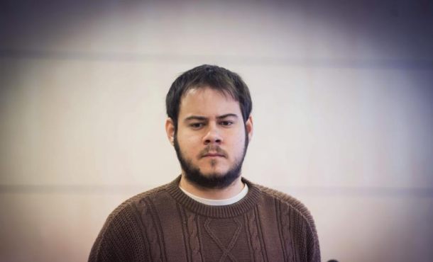 MADRID (ESPAÑA), 2.03.2018. Fotografía de archivo, del rapero Pablo Hasel. La Audiencia Nacional ha condenado a dos años. Efe