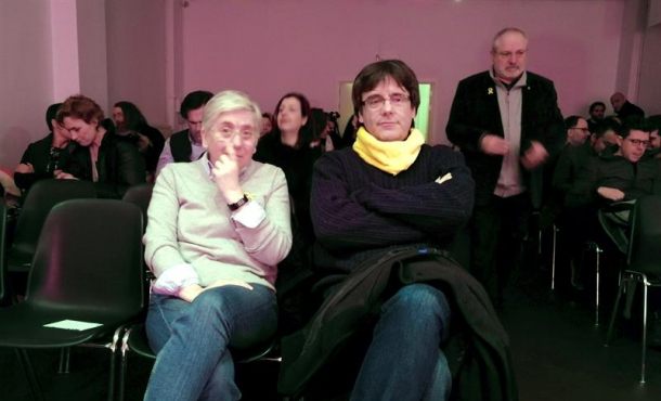 RUSELAS (REINO DE BÉLGICA), AÑO 2017. Los golpistas prófugos d ela Justicia española, después de su golpe de estado amarillo en Cataluña. Archivo Efe.