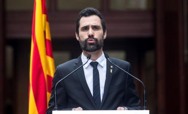 El presidente de la Cámara catalana, Roger Torrent. Archivo Efe