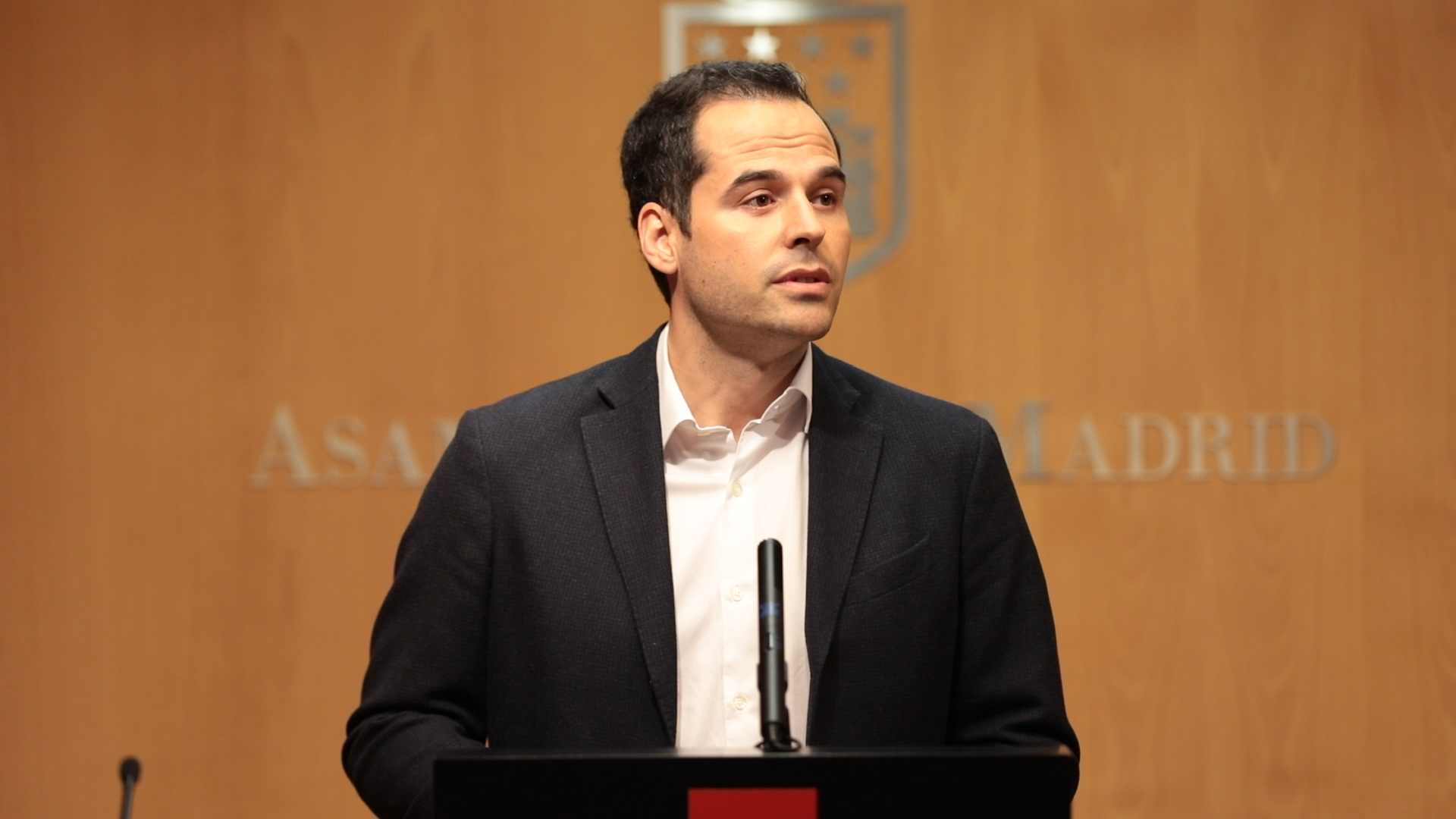 MADRID (ESPAÑA), 09.04.2018. El portavoz de Ciudadanos (Cs) en la Asamblea de Madrid, Ignacio Aguado. Lasvocesdelpueblo