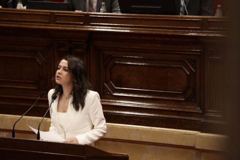 Arrimadas a Quim Torra: «Usted ha venido para garantizar más confrontación y conflicto»