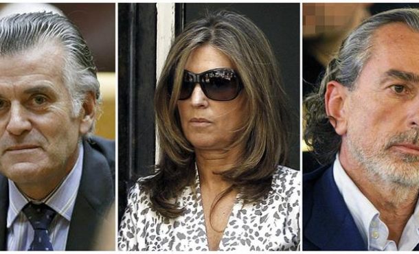 MADRID (ESPAÑA), 24.05.2018. Combo de fotografías de archivo del empresario Francisco Correa (d), el extesorero del PP Luis Bárcenas (i), y la mujer de Bárcenas Rosalía Iglesias. Efe