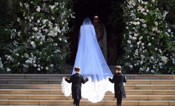 WINSOR (REINO UNIDO), 19.05.2018. Meghan Markle arrives at St George's Chapel in Windsor Castle for her royal wedding ceremony to Britain's Prince Harry, in Windsor, Britain, 19 May 2018, Efe.