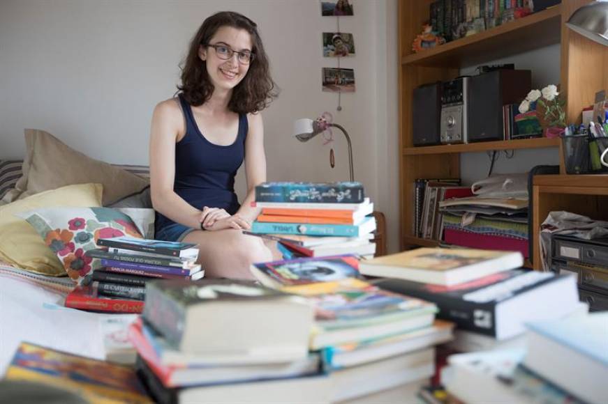 BARCELONA (ESPAÑA), 28.06.2018. Rosa Milian Costa de Barcelona, una de las dos estudiantes que ha obtenido, con un 9,9, una de las mejores notas de selectividad2018. Efe