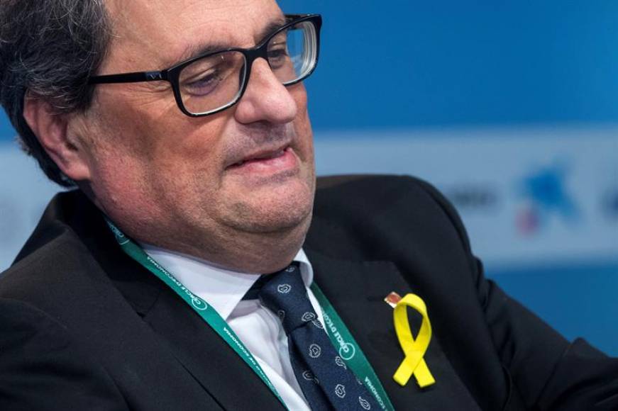 El neonazi nuevo presidente de la Generalidad de Cataluña, Quim Torra Pla, en una imagen archivo Efe.