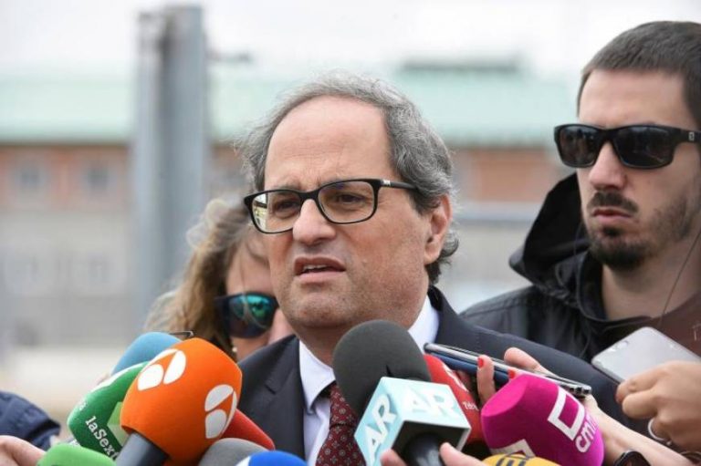 Torra: Trabajamos para «el mandato de los resultados del referéndum del 1-O y así lo haremos»