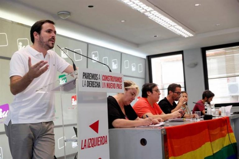 El partido comunista de España (IU) pide más «contundencia» al Gobierno de Sánchez
