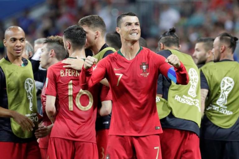 (Mundial 2018) Portugal vence 2-1 a España en el descanso