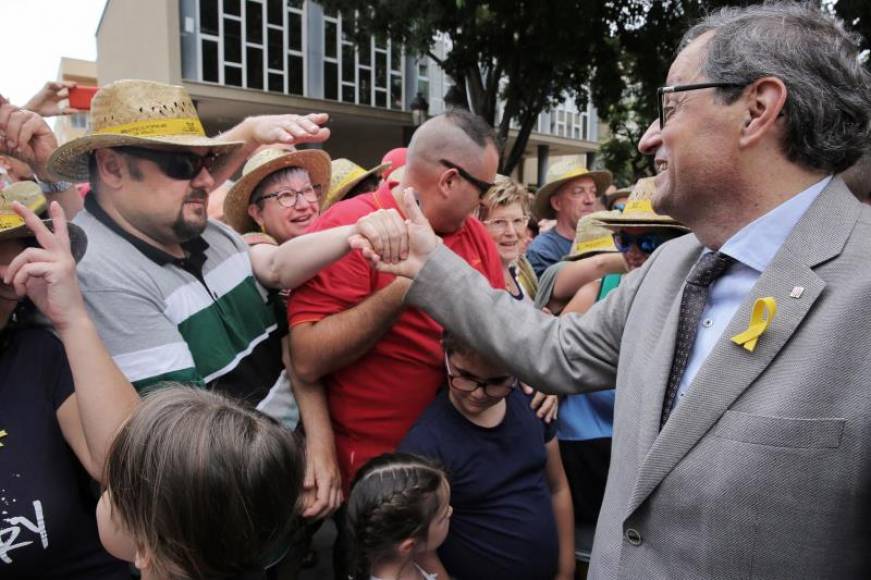 TARRAGONA (ESPAÑA), 23.06.2018. Fotografía facilitada por la Generalidad de Cataluña. El neonazi presidente de la Generalidad de Cataluña, Quim Torra. Efe