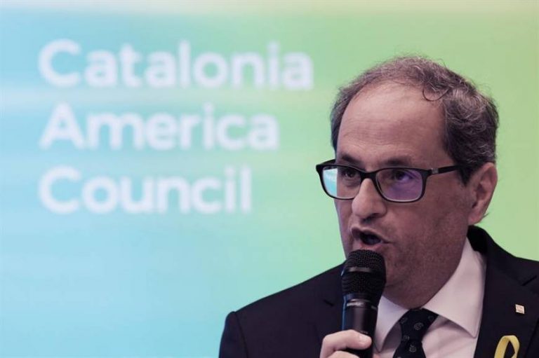 Torra inaugura el consulado de su República en EEUU y garantiza el reconocimiento internacional