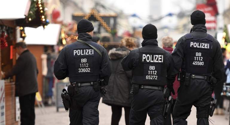 Agentes de Policía en Alemania. Hoy, viernes 20 de julio de 2018, El ataque ocurrió en la ciudad alemana de Lubeck. archivo Efe