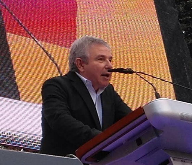 BARCELONA (ESPAÑA), 12.10.2017. El presidente de la entidad española «Regeneración Democrática» y portavoz de Movimiento Cívico de España y Catalanes, Clemente Polo. Lasvocesdelpueblo