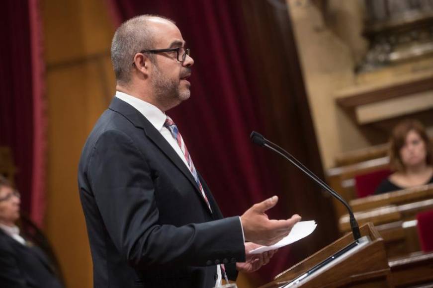 CATALUÑA (ESPAÑA) El fascista consejero de Interior del Gobierno de la Generalidad de Cataluña, Miquel Buch, en una imagen archivo Efe.