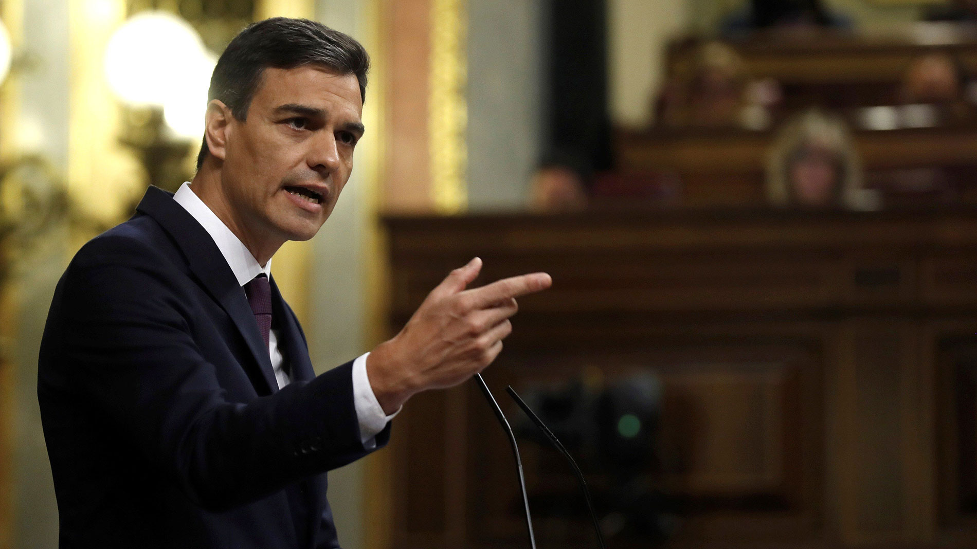 CONGRESO DE LOS DIPUTADOS (MADRID) ESPAÑA, 17.07.2018. El jefe del Ejecutivo, Pedro Sánchez, comparece hoy a petición propia en el Congreso. Efe