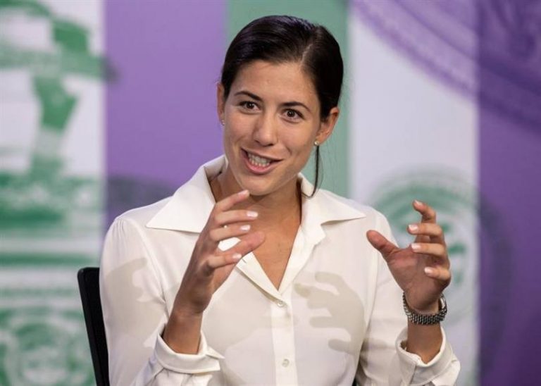 La tenista española Garbiñe Muguruza: «No creo que Wimbledon sea menos conocido»