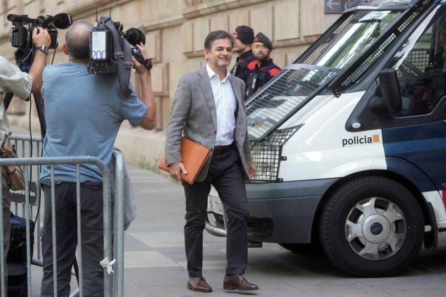 MADRID (ESPAÑA), 27.07.2018. El exdirigente de CDC Oriol Pujol, a su llegada el pasado martes a la Audiencia de Barcelona. Efe.