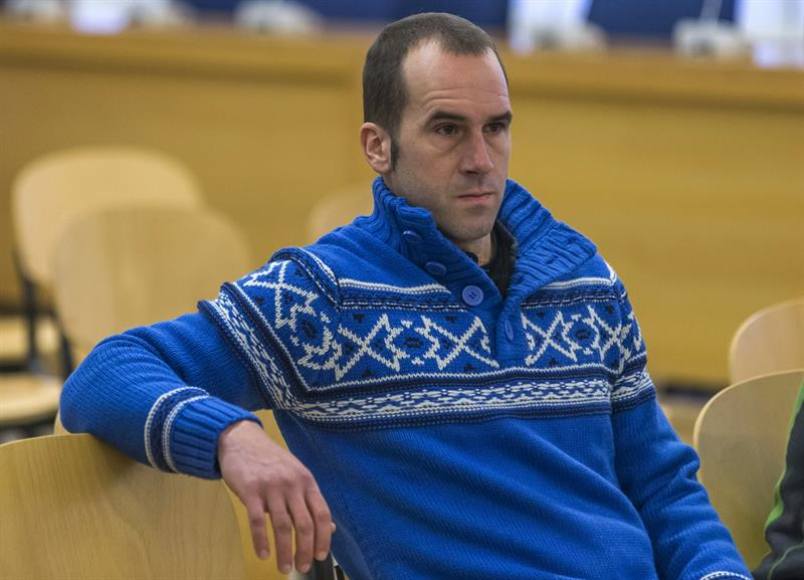 MADRID (ESPAÑA), EL exjefe militar de la banda terrorista ETA Mikel Garikoitz Aspiazu Rubina, alias Txeroki, en la Audiencia Nacional.. Archivo Efe