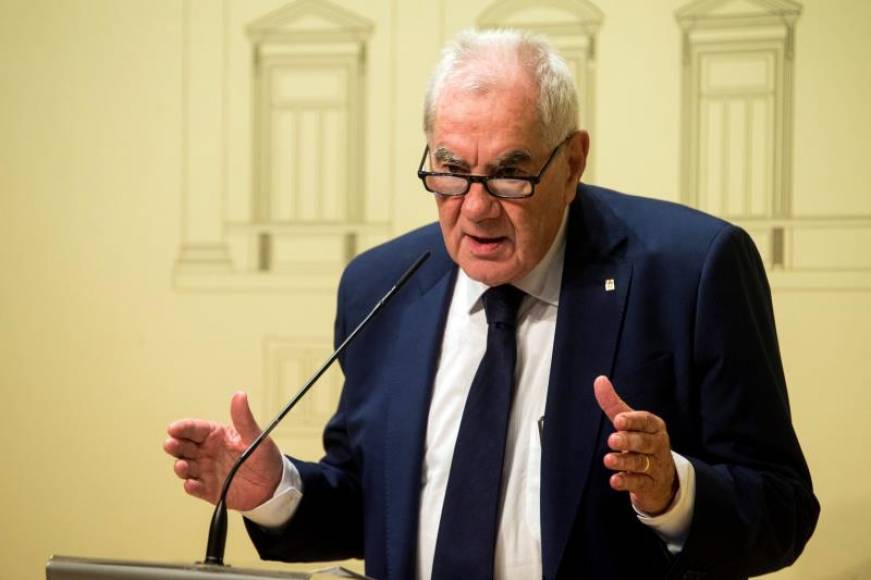 BARCELONA (ESPAÑA), 01.08.2018. El fascista consejero de Acción Exterior, Relaciones Institucionales y Transparencia del gobierno racista de la Generalidad. Efe