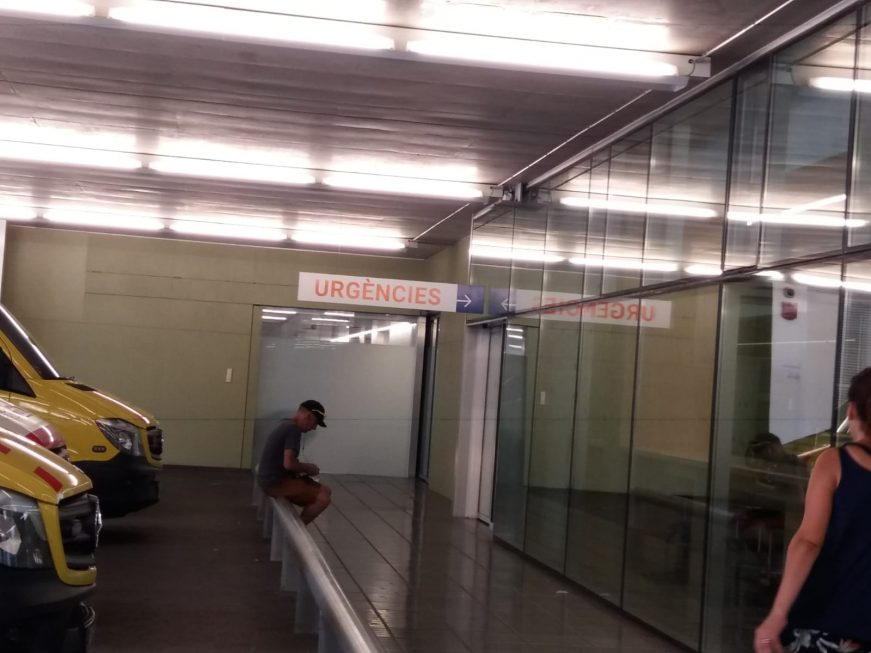 BARCELONA (ESPAÑA), 25.08.2018. Vista del interior de las Urgencias del Hospital del Mar (Barcelona ciudad). Lasvocesdelpueblo