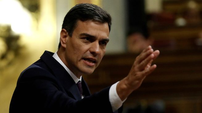 ESPAÑA, JULIO DE 2018. El presidente de Gobierno del país, Pedro Sánchez, interviene en el Congreso de los Diputados de la Nación. Efe