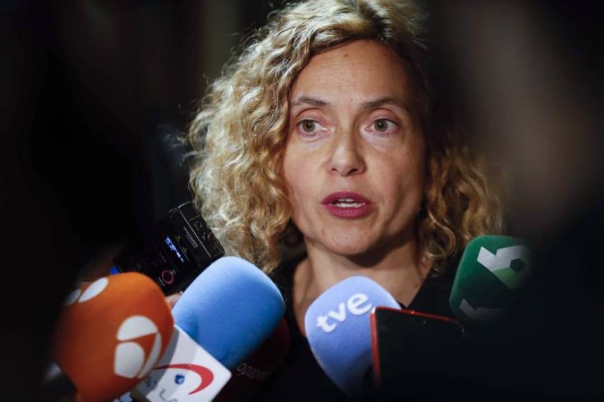 ESPAÑA, JULIO DE 2018. La ministra de Política Territorial, Meritxel Batet, ante la prensa. Efe