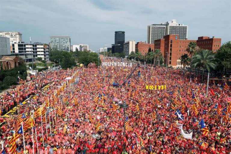 Covid 19. El separatismo mantiene su fiesta del 11S. «No renunciaremos a derechos fundamentales»