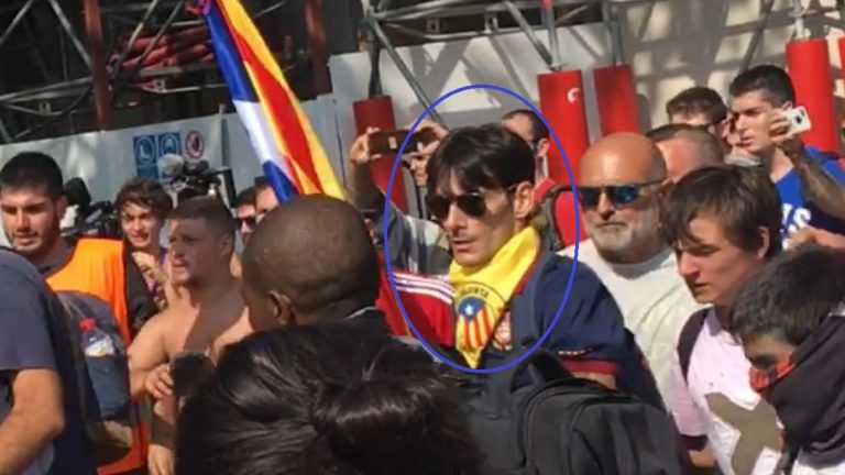 Detenido el independentista que le rompió la nariz al Policía Nacional de paisano el 29-S