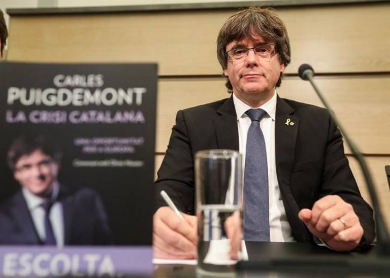 Puigdemont, muy «decepcionado» porque «Europea no apoya» al independentismo