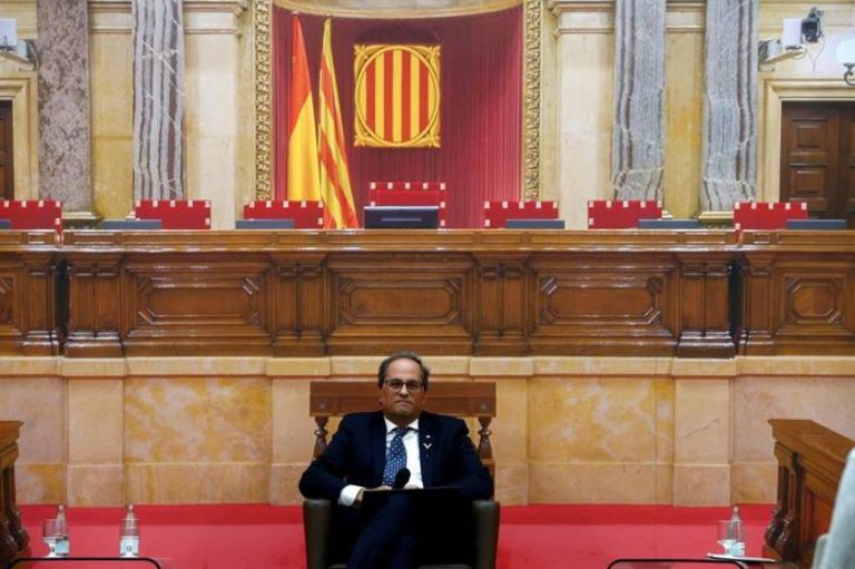 Torra rechaza el referéndum de Sánchez y exige el de «independencia» de Cataluña