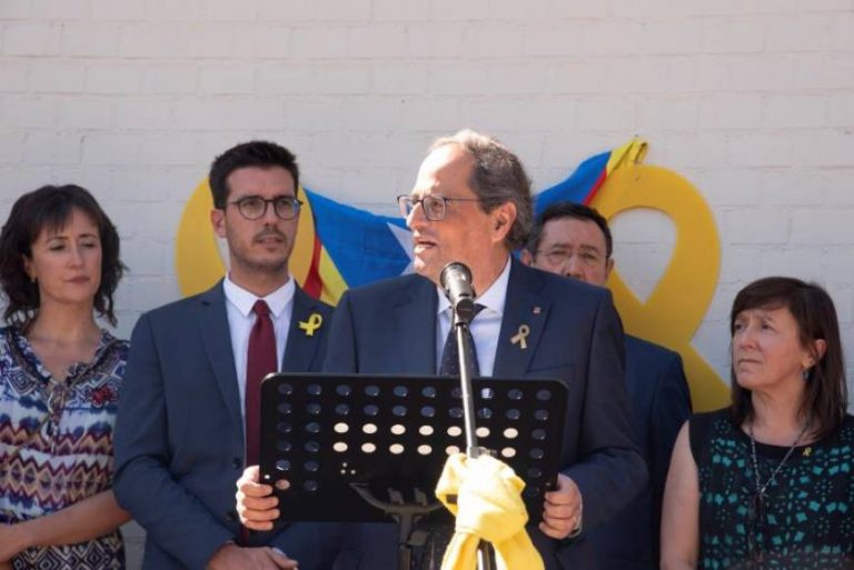 Torra se plantea una declaración de independencia de Cataluña y luchará hasta «final»